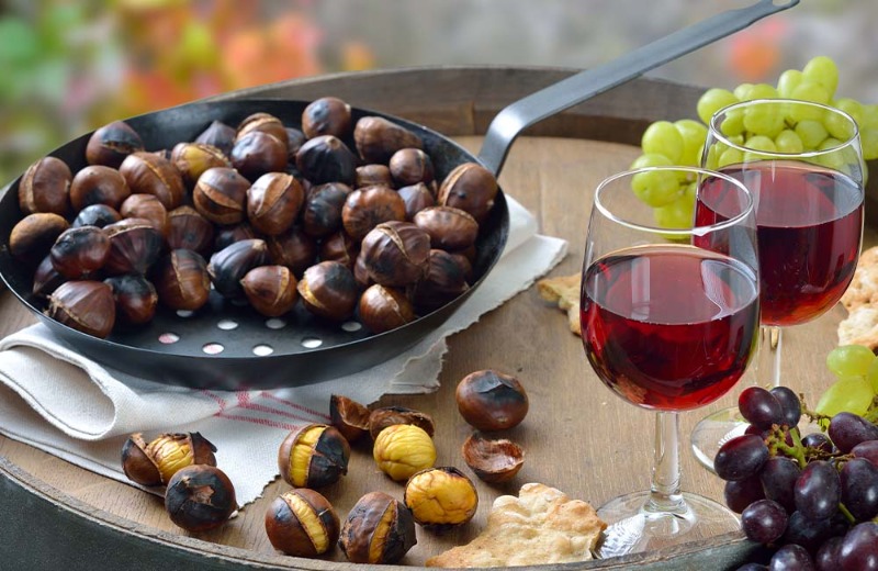 Castagne e Vino a Giffoni Sei Casali