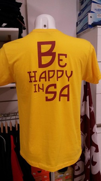 TShirt  Be Happy in SA