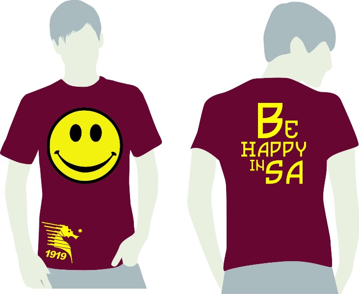 T-Shirt Be Happy in SA