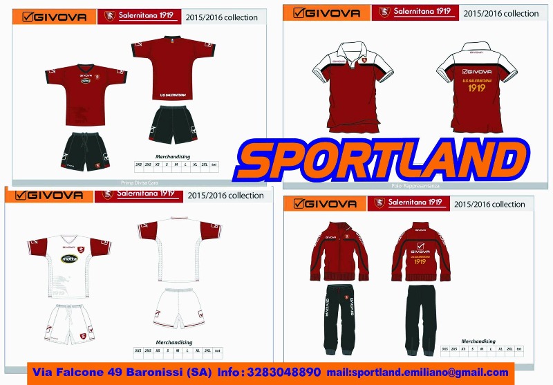 Nuova Collezione US Salernitana 2015-16