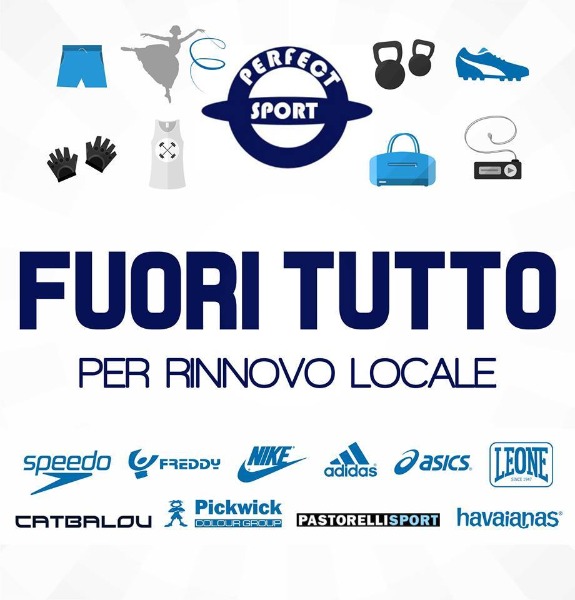 FUORI TUTTO per rinnovo locale