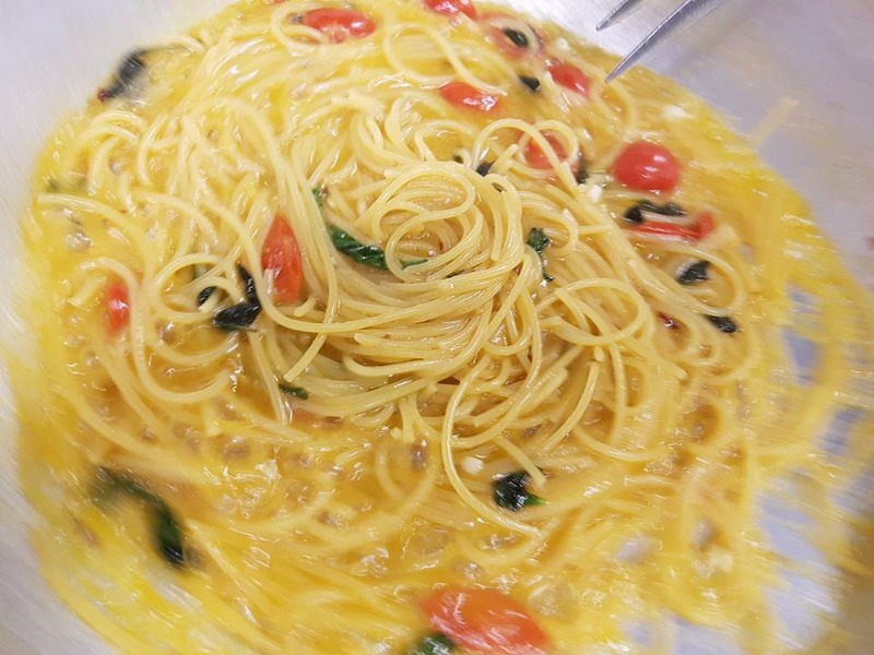Spaghetti con Colatura di Alici