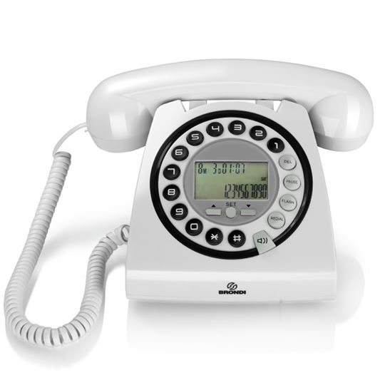 Telefono multifunzione Design retrò Vivavoce ID Chiamante Brondi Hallo 22,90€