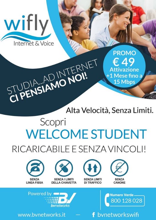 PROMO attivazione €49.00 con 1 mese di navigazione fino a 15Mbps incluso - Affrettati ad attivare!