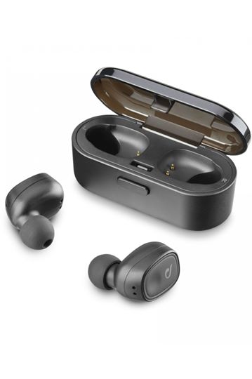 Kit Auricolari Cuffie Headset Bluetooth In-Ear Stereo Nero Cellularline Shadow € 34,99