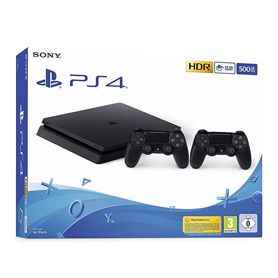 Sony PlayStation 4 PS4 CUH-2216A Slim Nera 500GB + 2 Controller € 299,99