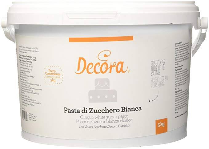 SUPER OFFERTA  PASTA DI ZUCCHERO DECORA SECCHIO DA 5KG  20,00 €