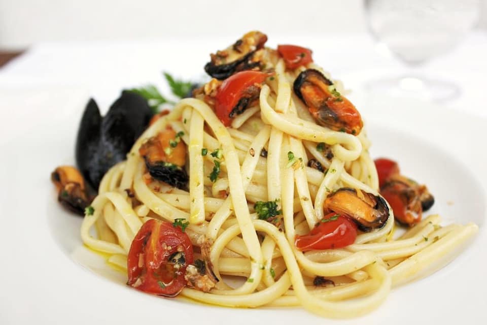 Linguine con cozze