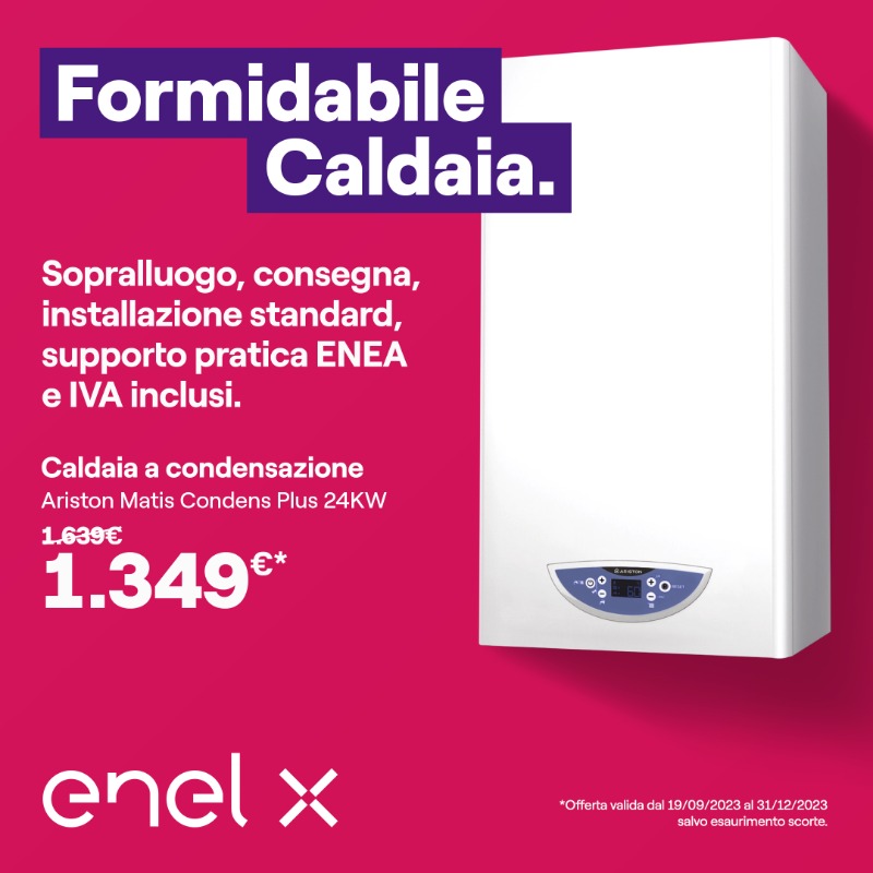 Tua a partire da 1.349€ con sopralluogo, consegna e installazione standard inclusi, e in più hai la possibilità di usufruire delle detrazioni fiscali previste dalla normativa vigente fino al 65% 