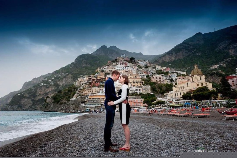 engagement session on Amalfi coast Positano
