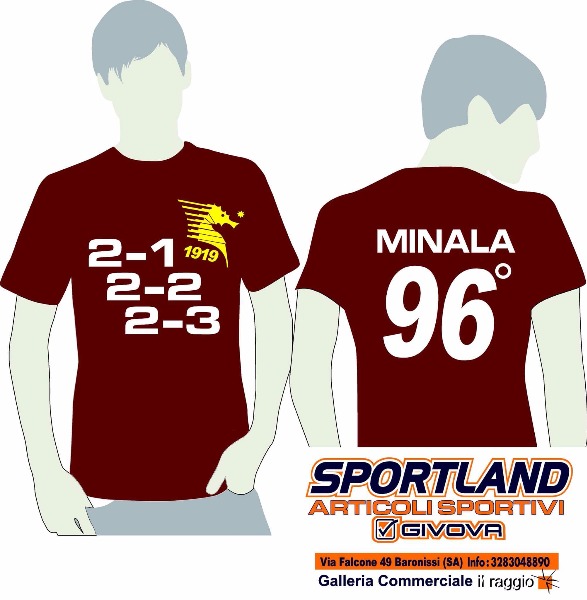 Maglia Minala al 96esimo