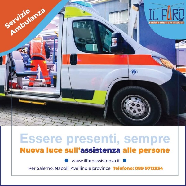 Trasporto con ambulanza, auto medica e furgone per disabili