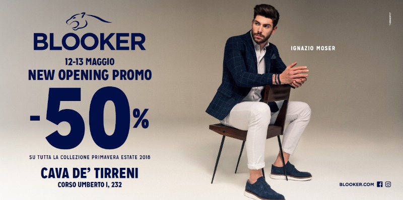 A Cava de' Tirreni arriva il brand Blooker