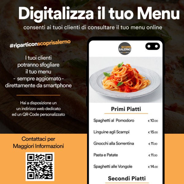 Digitalizza il tuo Menu