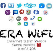 Era Wifi, 25 Mega a 20€. Provalo un mese Gratis