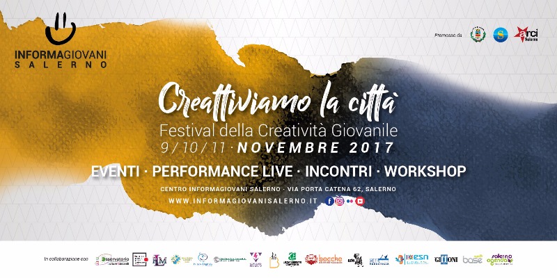 9-10-11 novembre Creattiviamo la Città