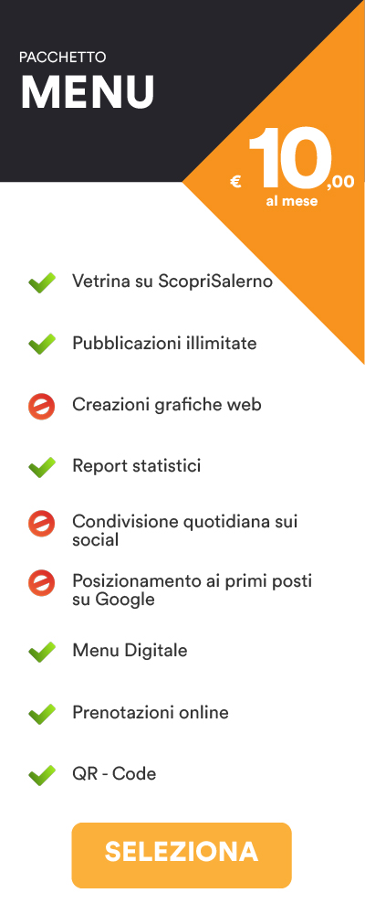 pacchetto menu scoprisalerno